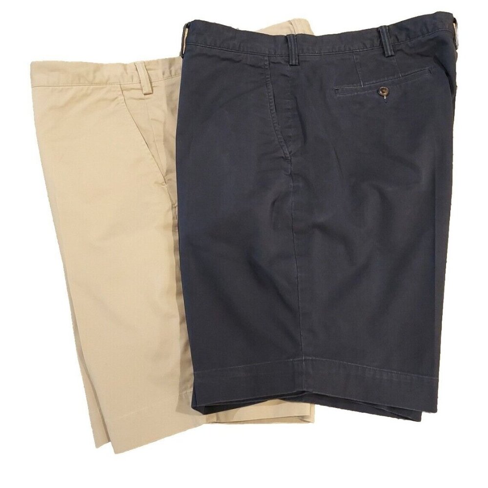 2 Men's Polo Ralph Lauren The Polo Chino Stretch Cotton Twill Size 38 Shorts